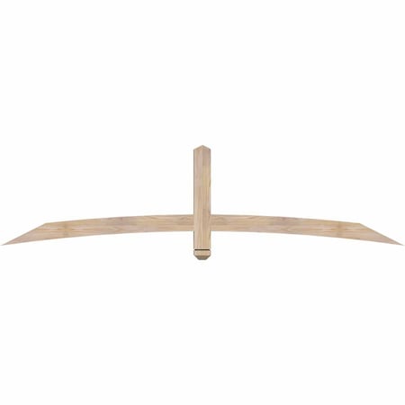 Ekena Millwork Bellingham Smooth Timber Gable Bracket, Douglas Fir, 84"W x 21"H x 3 1/2"D x 3 1/2"F, 6/12 Pitch GBW084X21X0404BEL00SDF